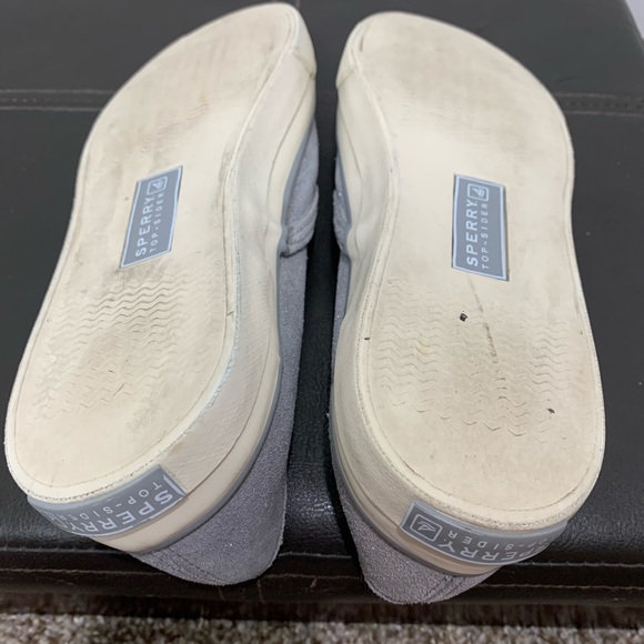 Silver Sparkle Sperry Topsider Size 7.5 - Picture 10 of 10